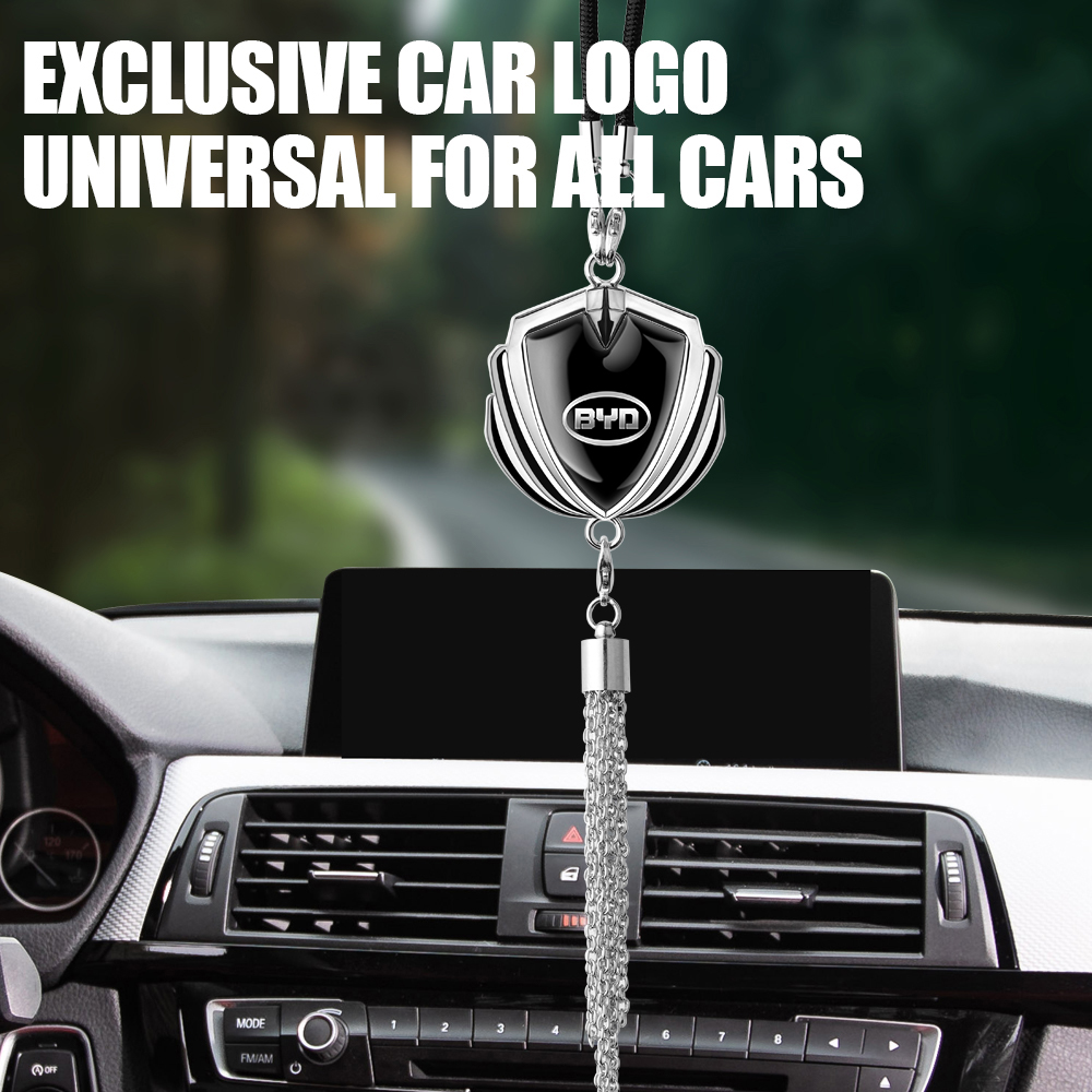 Car Accessories Mirror Hanging - จี้ห้อยกระจกมองหลังรถยนต์ ตราสัญลักษณ์รถยนต์ ของตกแต่งสำหรับรถยนต์ BYD Atto 3