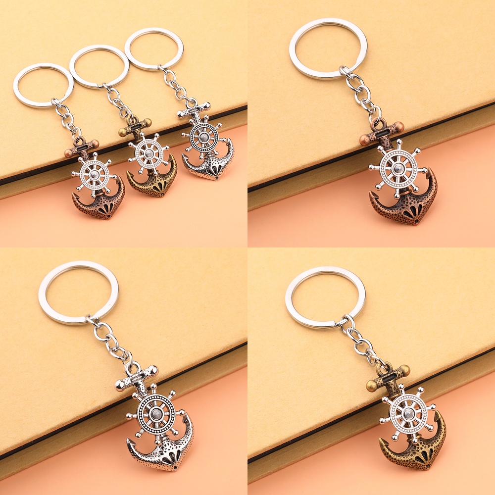 Car Accessories Amazon - พวงกุญแจเรือโจรสลัด Amazon US EU พร้อมสมอหมุนได้ สำหรับตกแต่งรถยนต์