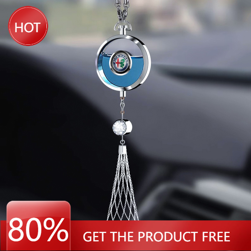 Car Accessories Mirror Hanging - จุกครอบดุมล้อรถยนต์ น้ำหอมแขวนกระจกมองหลัง กลิ่นหอม สำหรับ Alfa Romeo