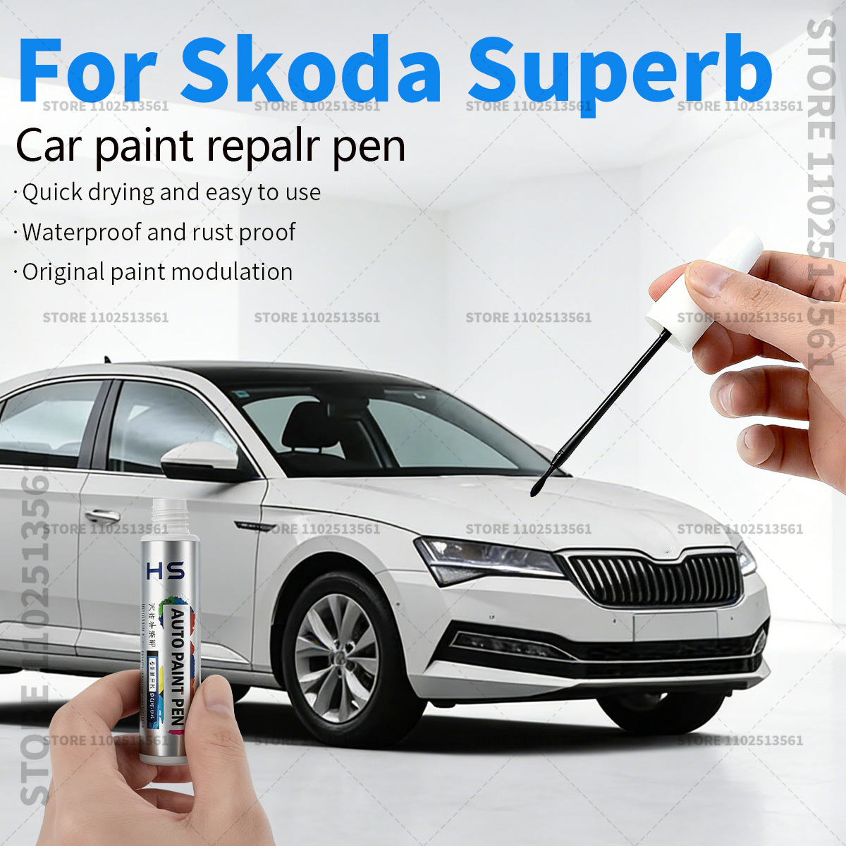 ปากกาซ่อมสีรถยนต์สำหรับสโกด้า  - Car Scratch Remover Pen บทวิจารณ์และราคา
