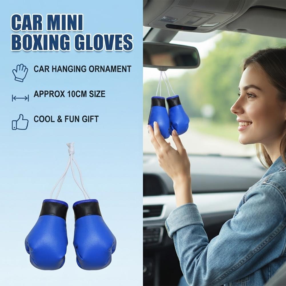ถุงมือชกมวยขนาดเล็ก ของตกแต่งแ - Car Accessories Mirror Hanging บทวิจารณ์และราคา