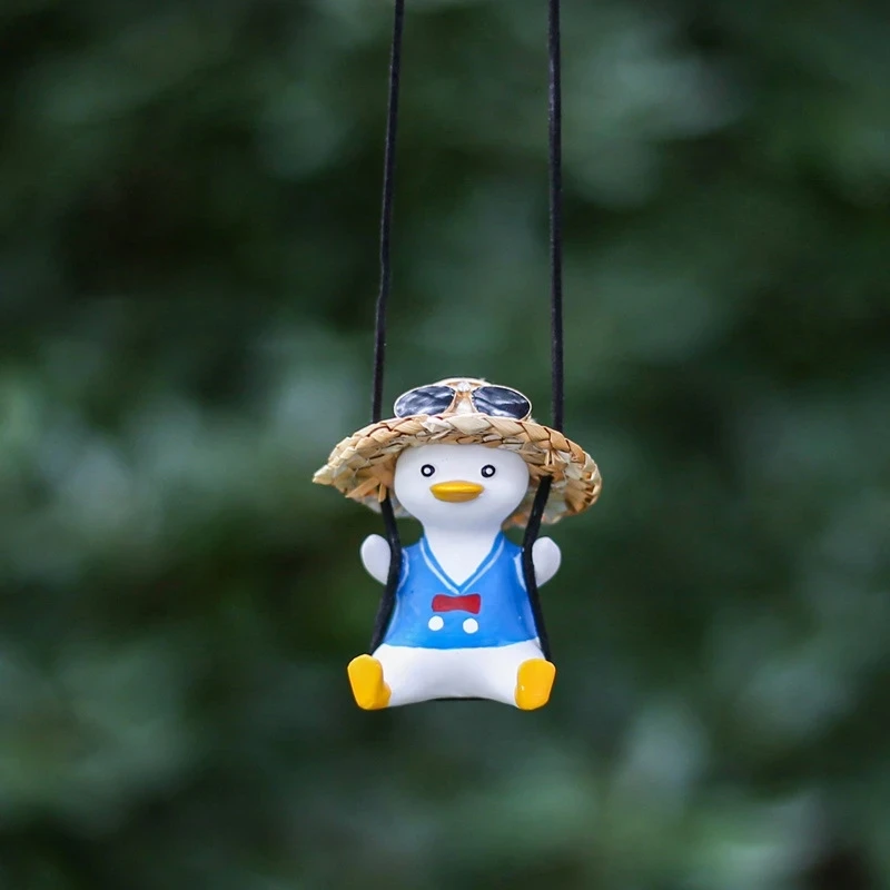 น่ารัก Swing นั่งเป็ดภายในรถจี - Car Accessories Mirror Hanging บทวิจารณ์และราคา