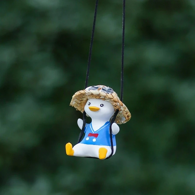 น่ารัก Swing นั่งเป็ดภายในรถจี - Car Accessories Mirror Hanging บทวิจารณ์และราคา