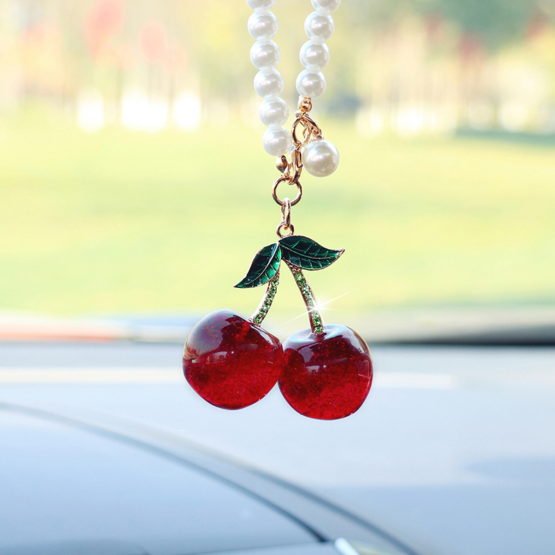 ของตกแต่งภายในรถยนต์ลายเชอร์รี - Car Accessories Mirror Hanging บทวิจารณ์และราคา