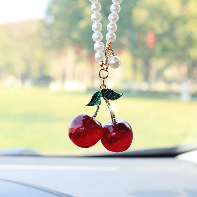 ของตกแต่งภายในรถยนต์ลายเชอร์รี - Car Accessories Mirror Hanging บทวิจารณ์และราคา