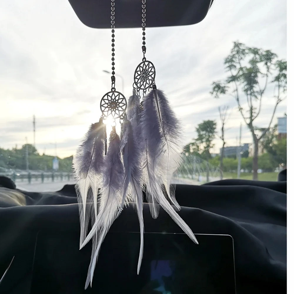 1/2 ชิ้น ดรีมแคชเชอร์ จี้แขวนใ - Car Accessories Mirror Hanging บทวิจารณ์และราคา