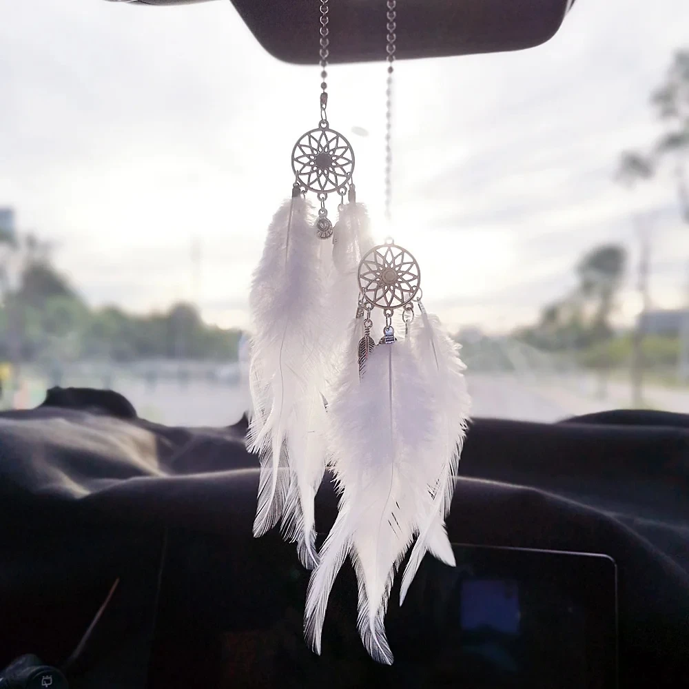 1/2 ชิ้น ดรีมแคชเชอร์ จี้แขวนใ - Car Accessories Mirror Hanging บทวิจารณ์และราคา
