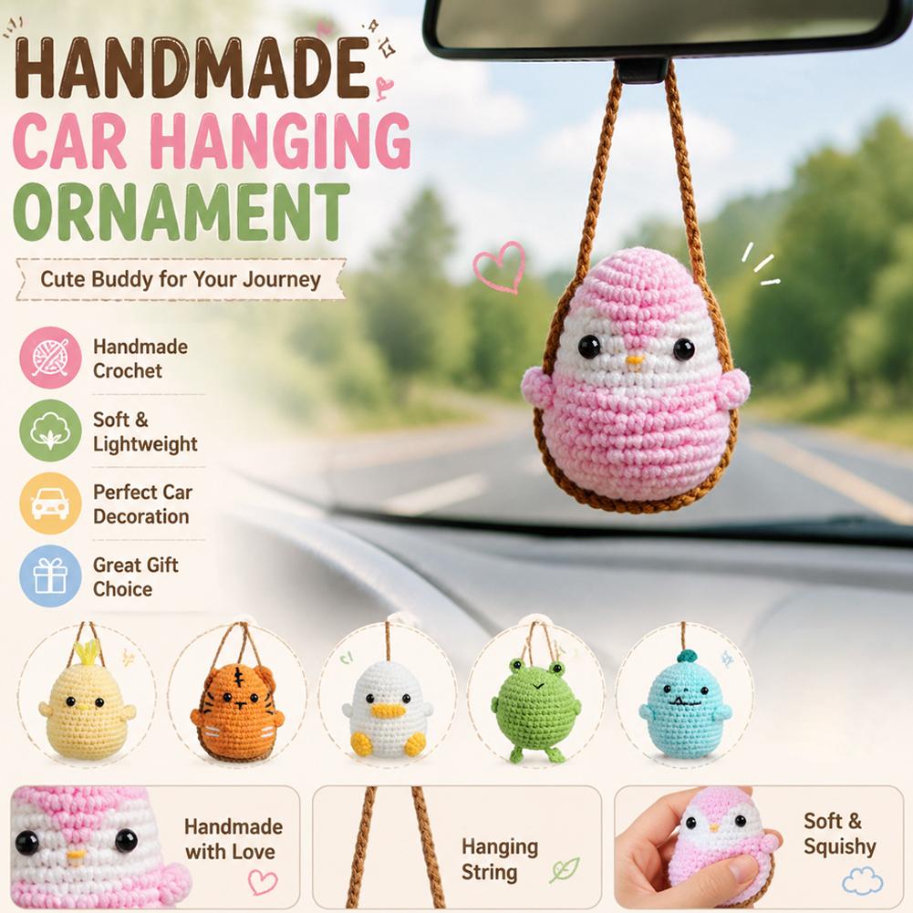 ของตกแต่งรถยนต์ ตุ๊กตาสัตว์ถัก - Car Accessories Mirror Hanging บทวิจารณ์และราคา