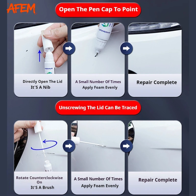 ปากกาซ่อมสีรถยนต์ ปากกาแก้รอยข - Car Scratch Remover Pen บทวิจารณ์และราคา