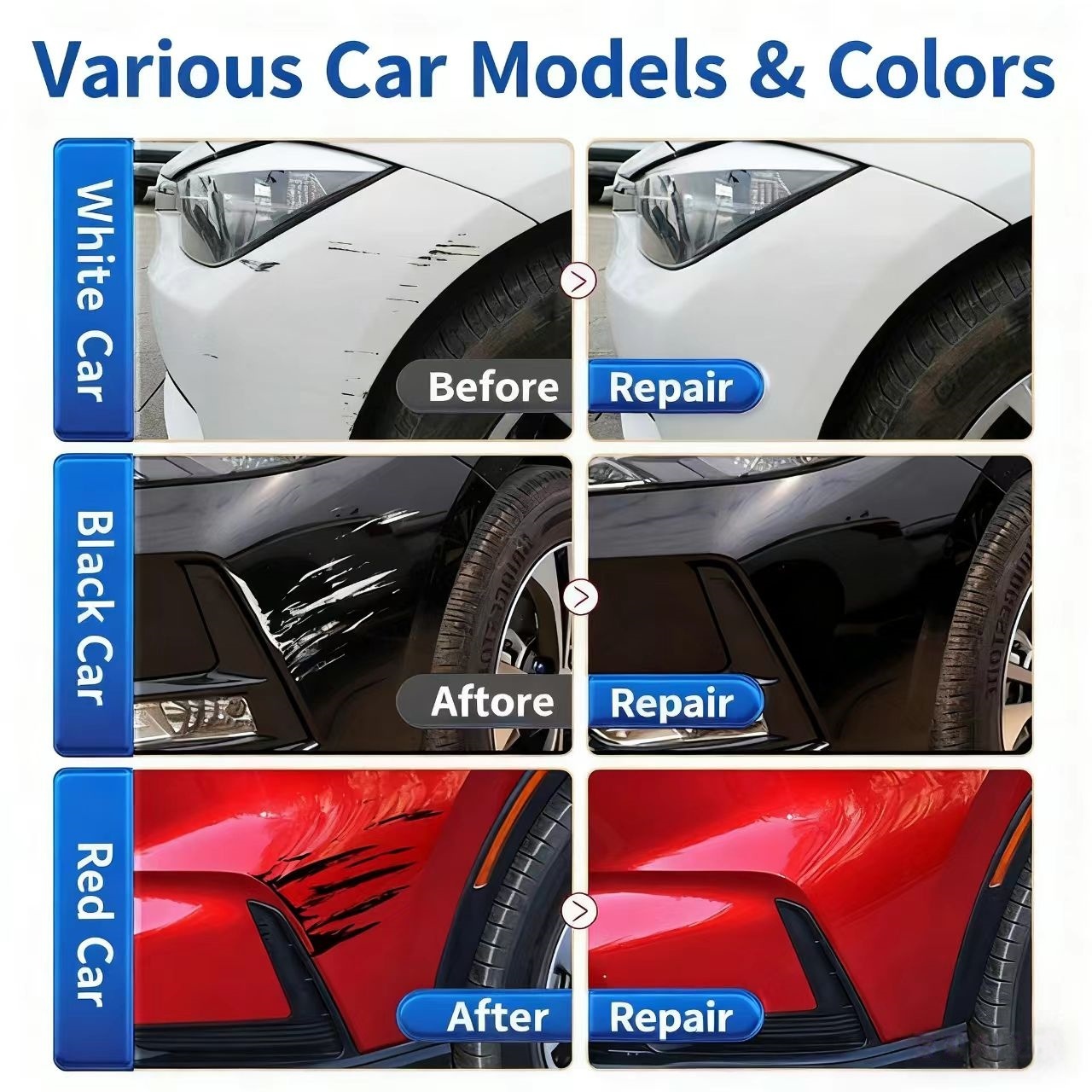 สีแต้มรถยนต์ (สีเทาแพลตตินัมเม - Car Scratch Remover Pen บทวิจารณ์และราคา