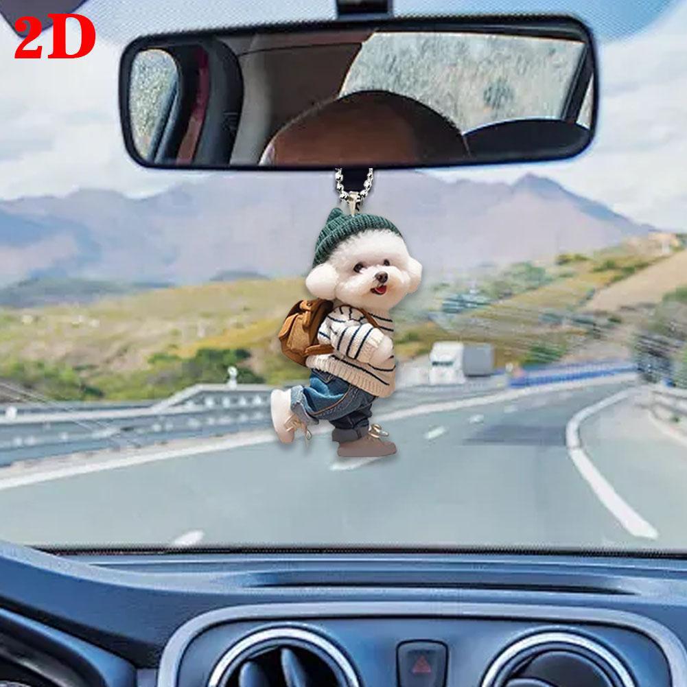 กระจกมองหลัง2D กระเป๋าเป้น้องห - Car Accessories Mirror Hanging บทวิจารณ์และราคา