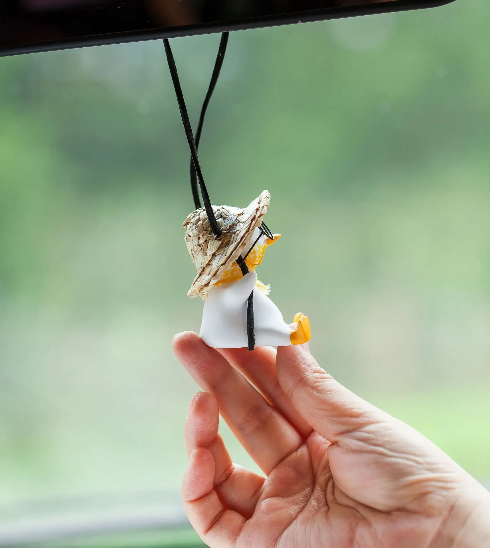 จี้รถน่ารัก Swing เป็ดตกแต่งภา - Car Accessories Mirror Hanging บทวิจารณ์และราคา