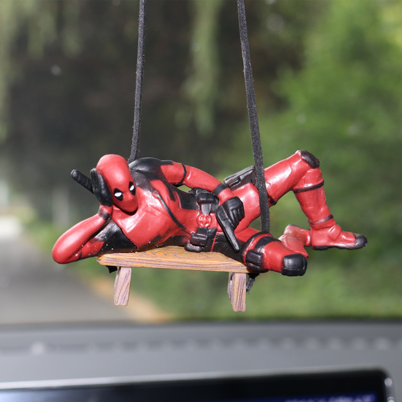 Marvel Deadpool รถกระจกมองหลัง - Car Accessories Mirror Hanging บทวิจารณ์และราคา