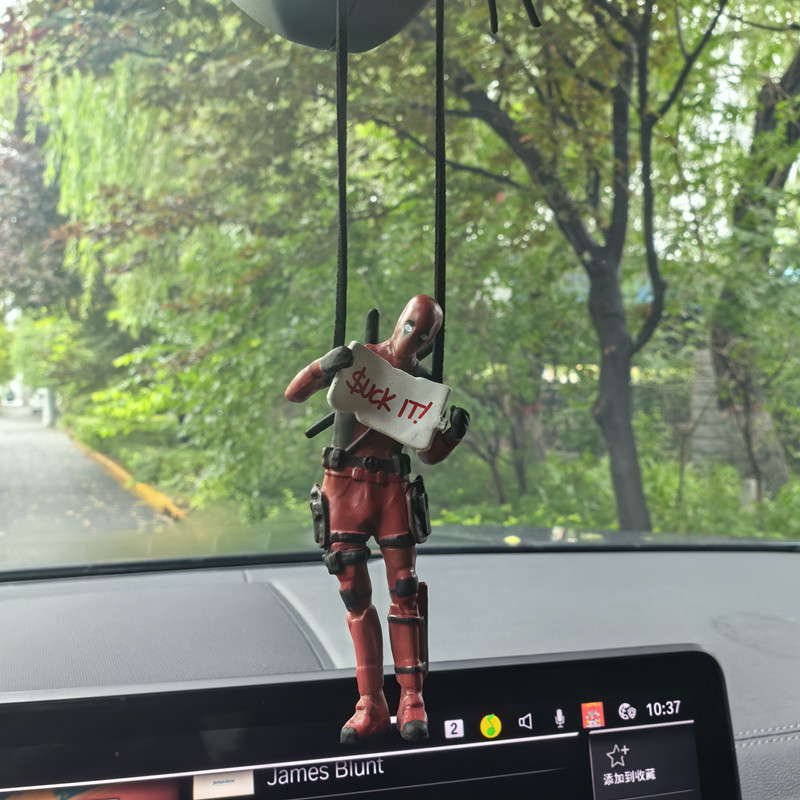 Marvel Deadpool รถกระจกมองหลัง - Car Accessories Mirror Hanging บทวิจารณ์และราคา