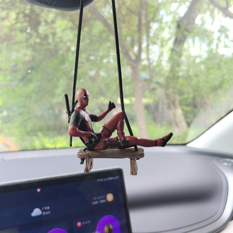 Marvel Deadpool รถกระจกมองหลัง - Car Accessories Mirror Hanging บทวิจารณ์และราคา
