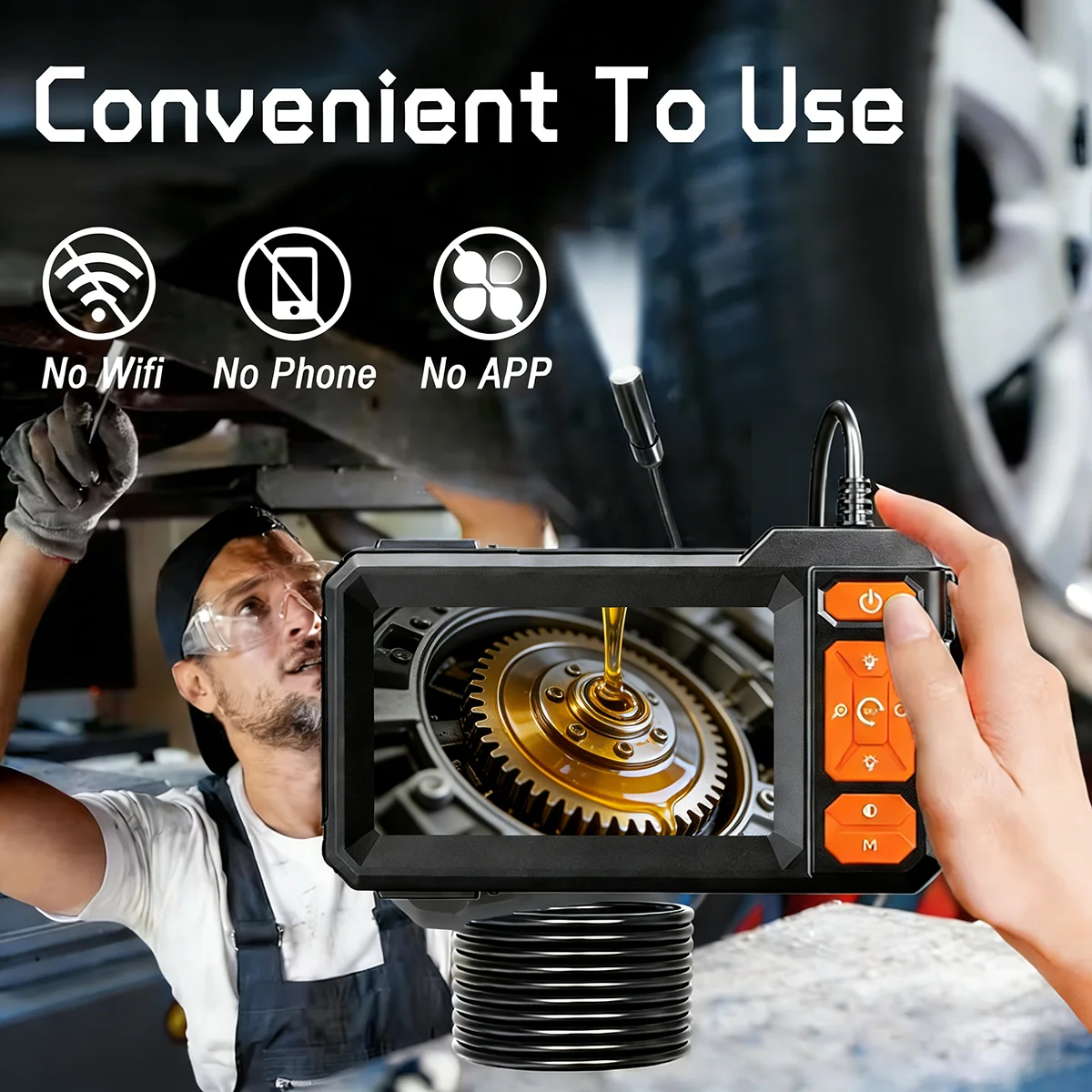 กล้องเอนโดสโคป 1080P 8 มม. เลน - Car Accessories Mirror Hanging บทวิจารณ์และราคา