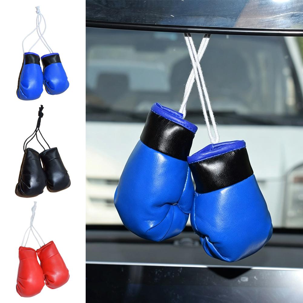 1 คู่ถุงมือชกมวยสำหรับรถยนต์ ข - Car Accessories Mirror Hanging บทวิจารณ์และราคา